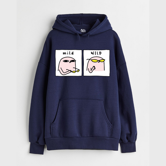 "Mild & Wild - Oversized Winter Dreams: Premium 400 GSM Hoodies"
