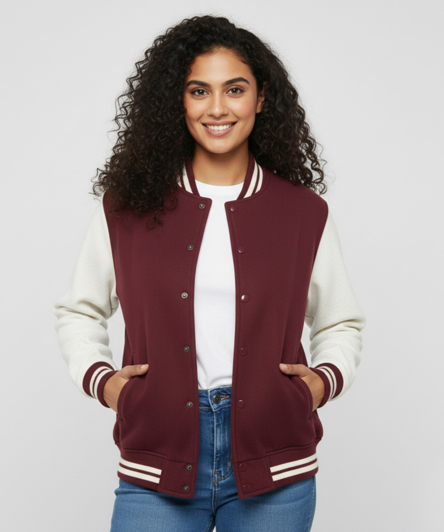 Classic Varsity Jacket | Unisex, Premium Fit - 6 Winter-Ready Colours (300 GSM)