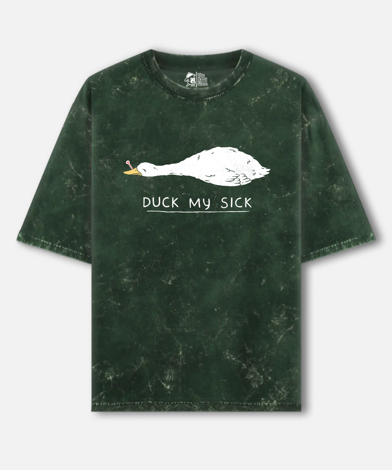 Duck My Sick Acid Wash Oversized T-shirt | 240 GSM