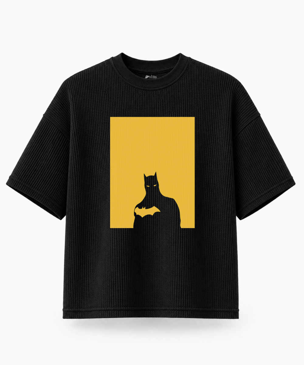 Batman — Waffle Knit Boxy Oversized T-shirt