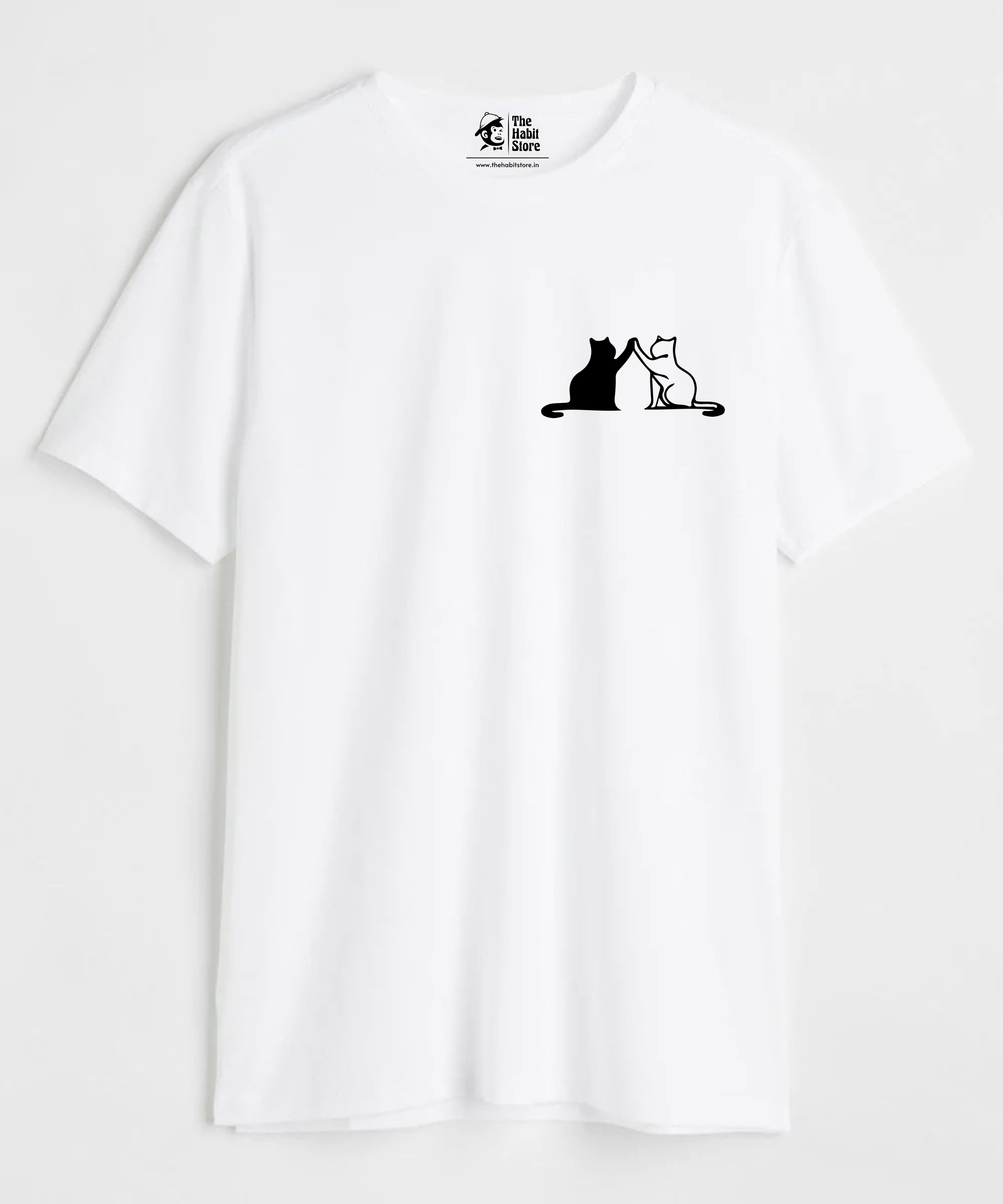 Cat's High Five - Regular Fit Unisex T-Shirt