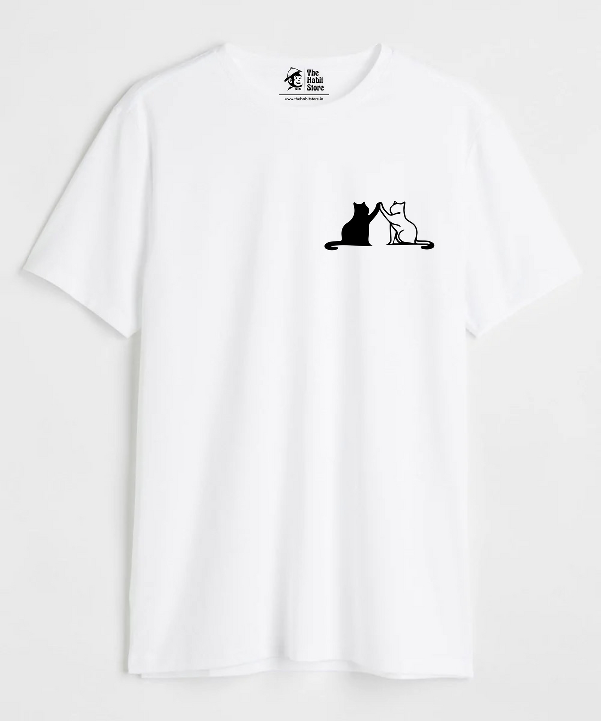 Cat's High Five - Regular Fit Unisex T-Shirt