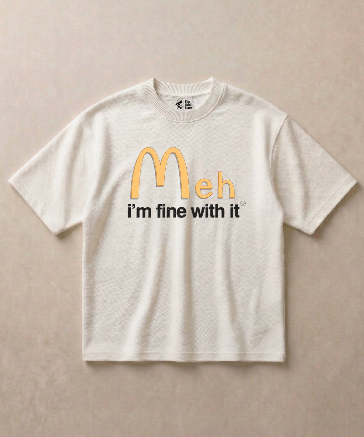 MehDonalds - Premium French Terry Oversized T-shirt