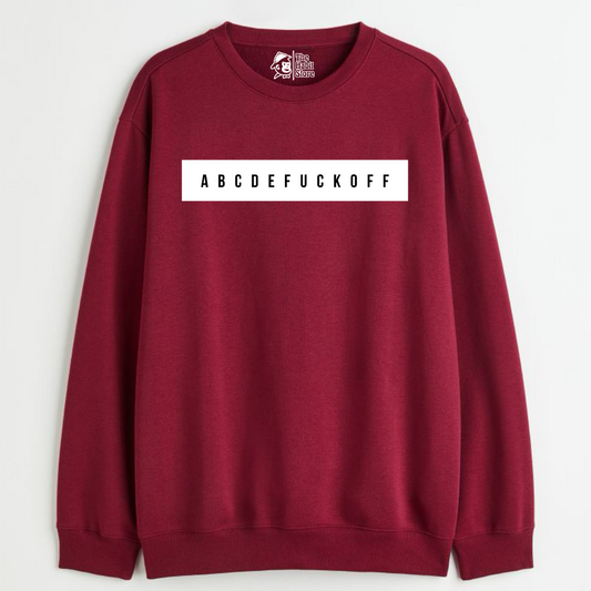 ABCDEF - Cozy Delight: Winter Bliss Unisex Oversized Sweatshirt (400 GSM)