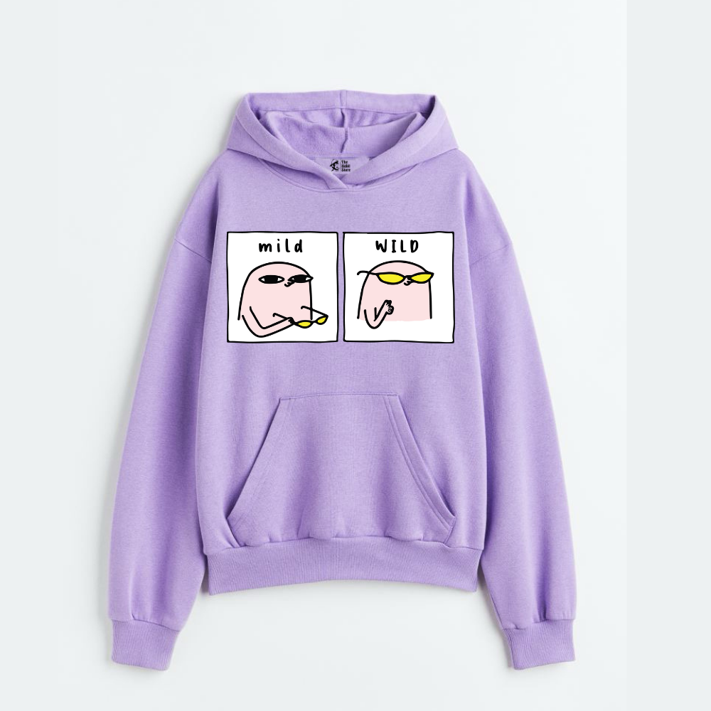 "Mild & Wild - Oversized Winter Dreams: Premium 400 GSM Hoodies"