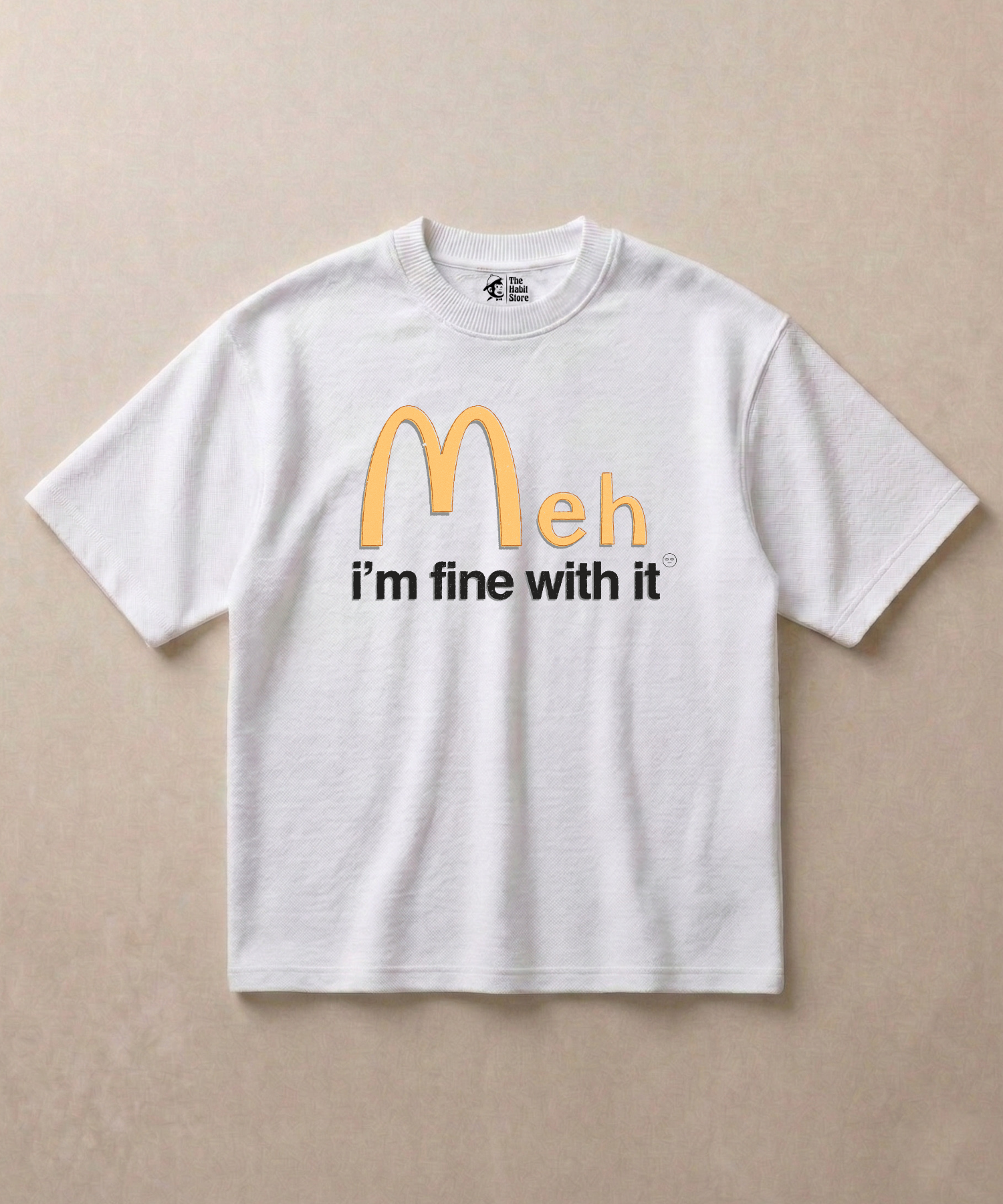 MehDonalds - Premium French Terry Oversized T-shirt