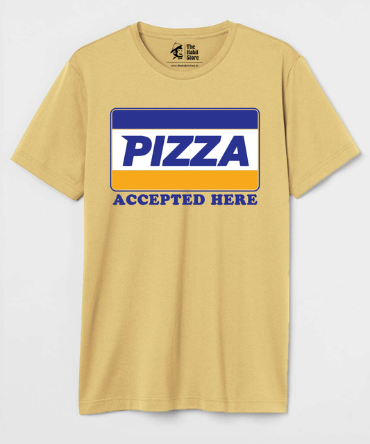 Payment By 🍕 Unisex Round Neck Half Sleeve T-shirt