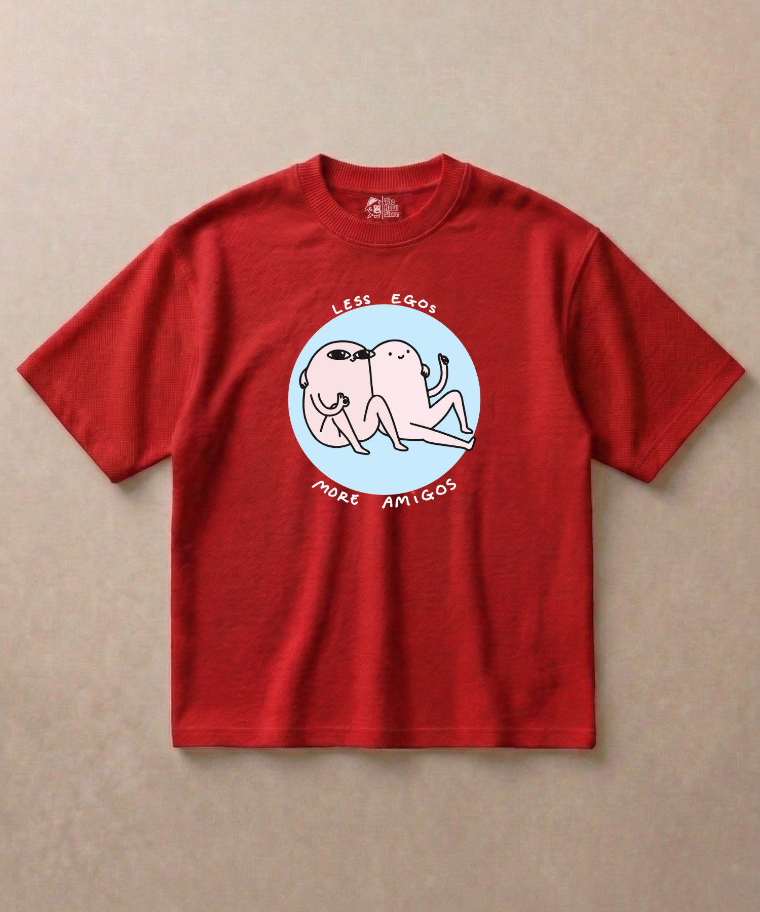 Less Egos More Amigos - Premium French Terry Oversized T-shirt