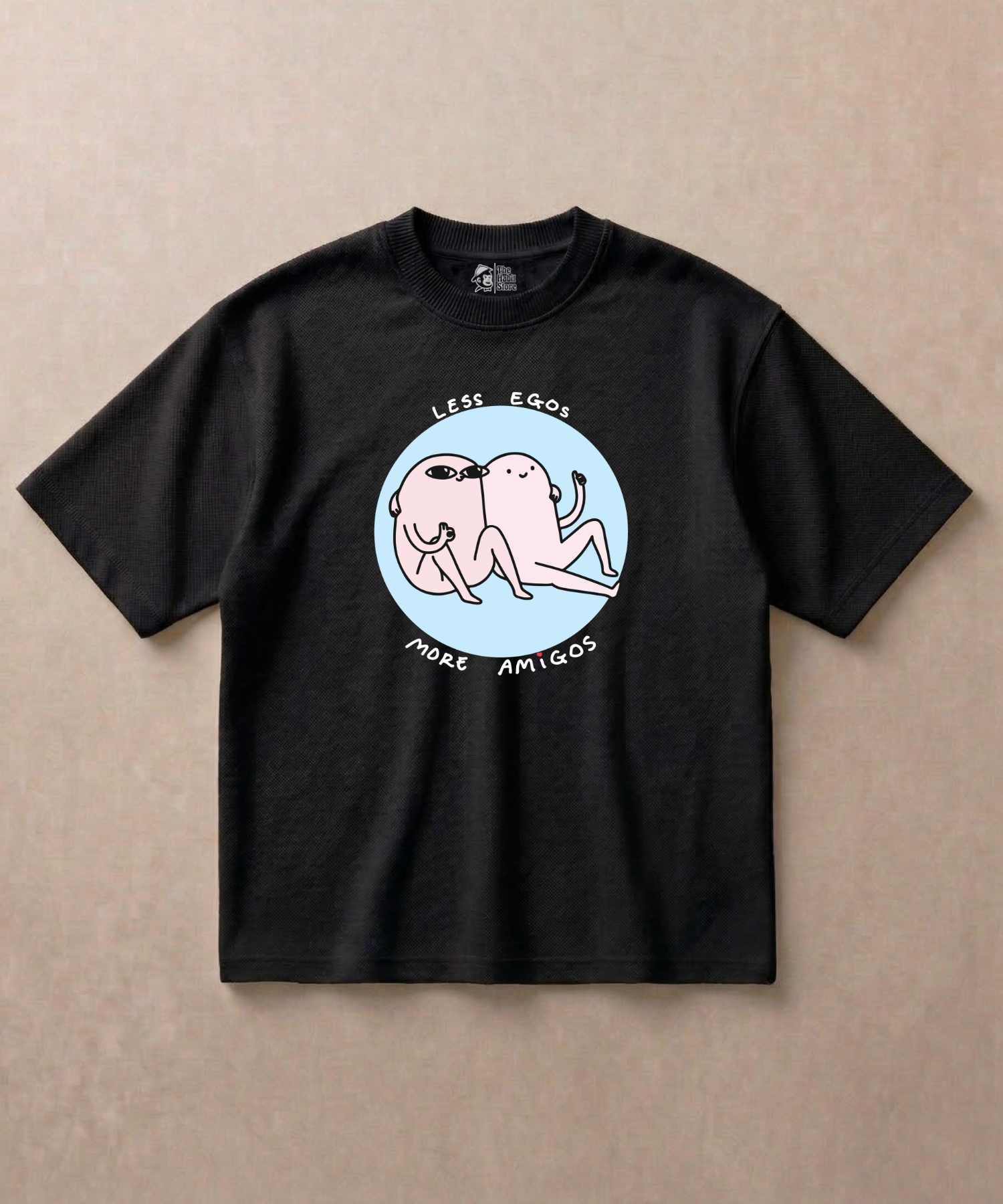 Less Egos More Amigos - Premium French Terry Oversized T-shirt