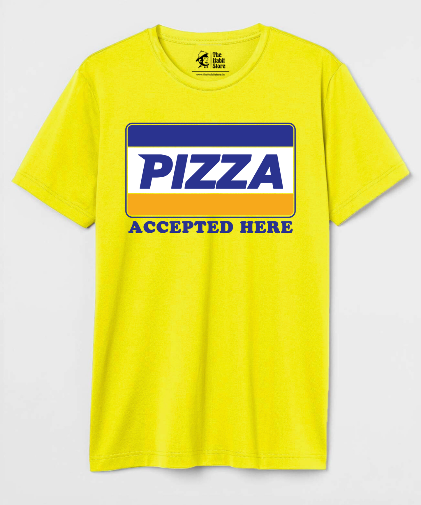 Payment By 🍕 Unisex Round Neck Half Sleeve T-shirt