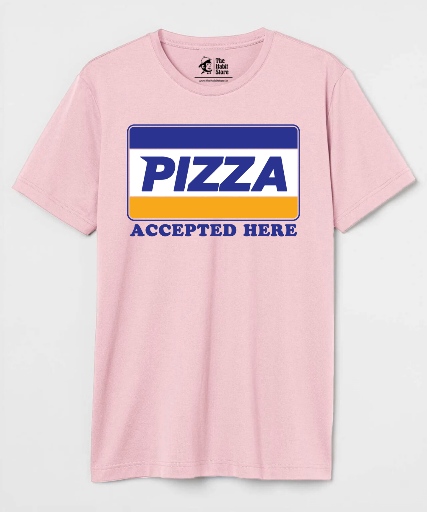 Payment By 🍕 Unisex Round Neck Half Sleeve T-shirt