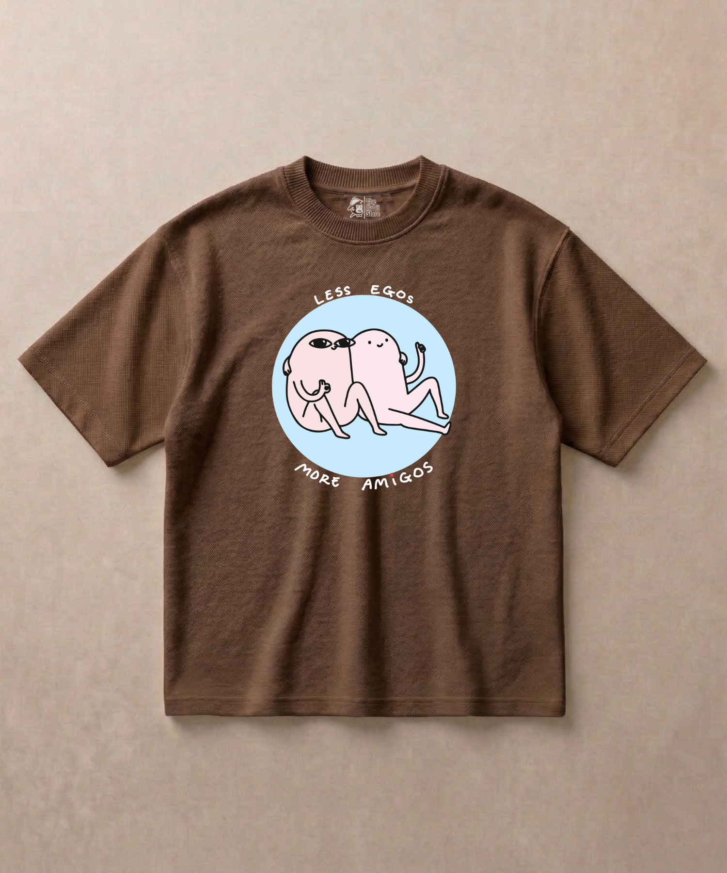 Less Egos More Amigos - Premium French Terry Oversized T-shirt