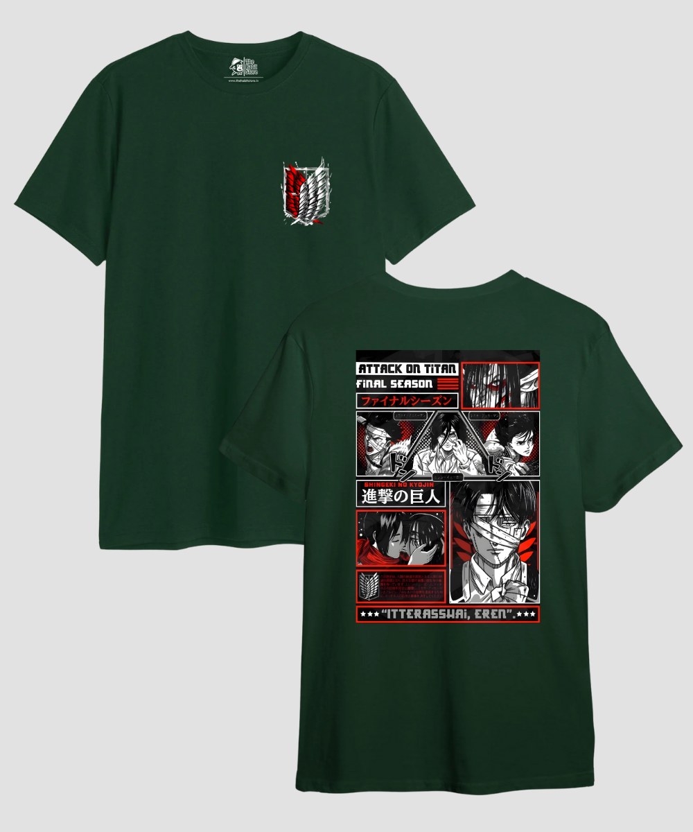 Attack on Titan Final Season – Anime Paglu – Unisex Regular Fit T-shirt