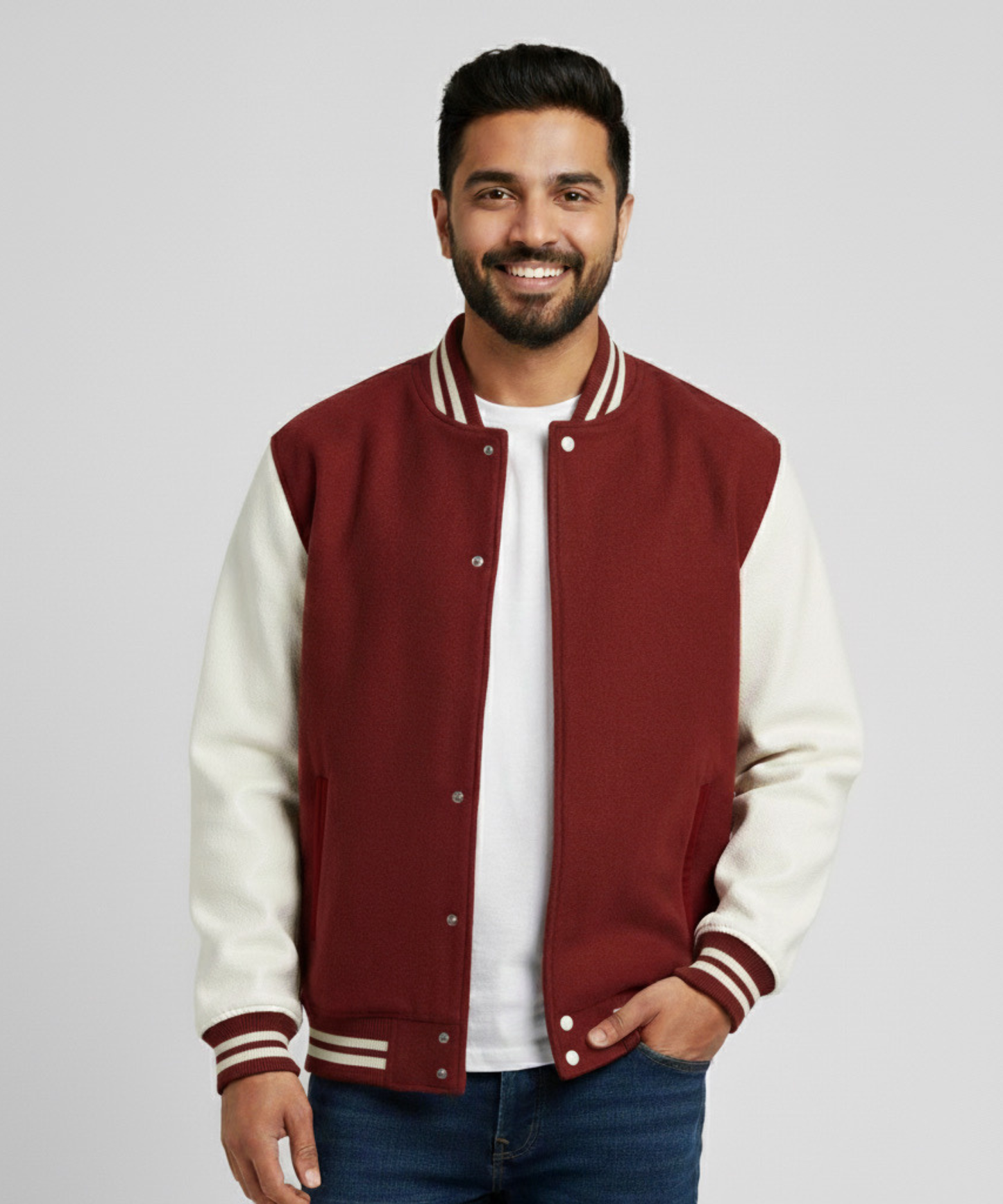 Classic Varsity Jacket | Unisex, Premium Fit - 6 Winter-Ready Colours (300 GSM)