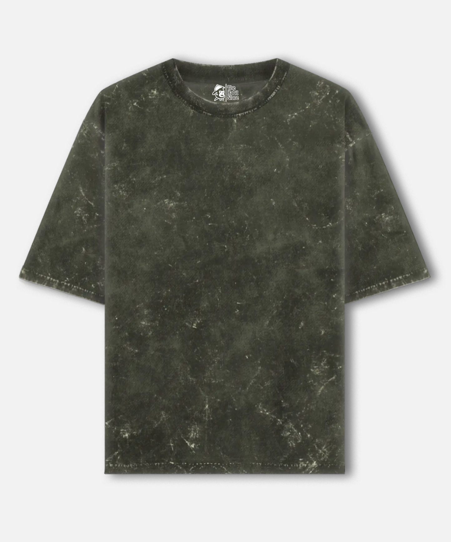 5 Bold Shades - Acid Wash 240 GSM Oversized T-Shirts - 5 Bold Shades