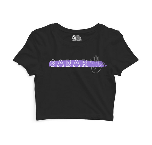Sabar Women’s Black Crop Top