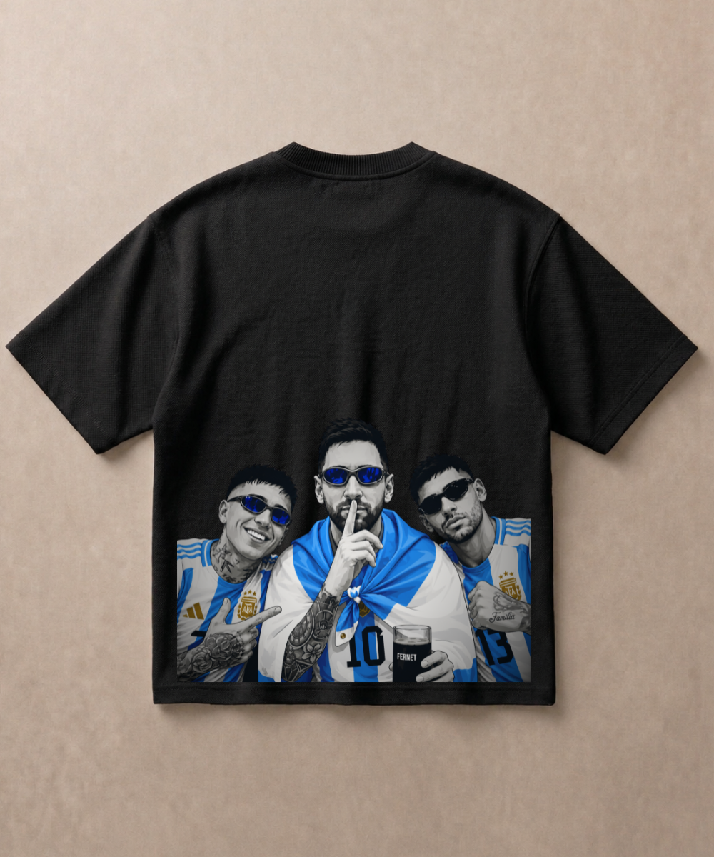Messi — Premium Football French Terry Oversized T-shirt