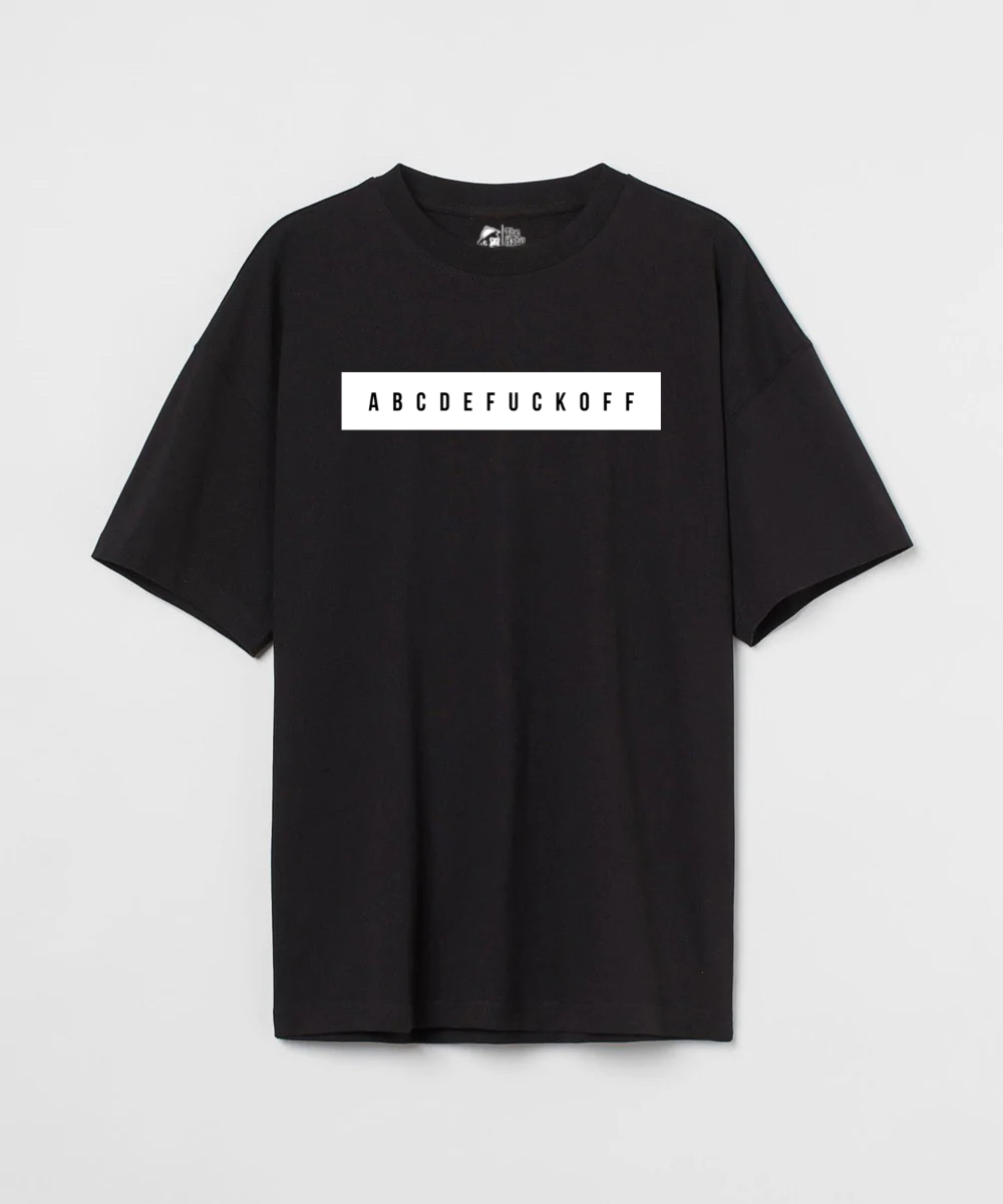 ABCDEFUCKOFF - Premium Oversized T-Shirt - COS