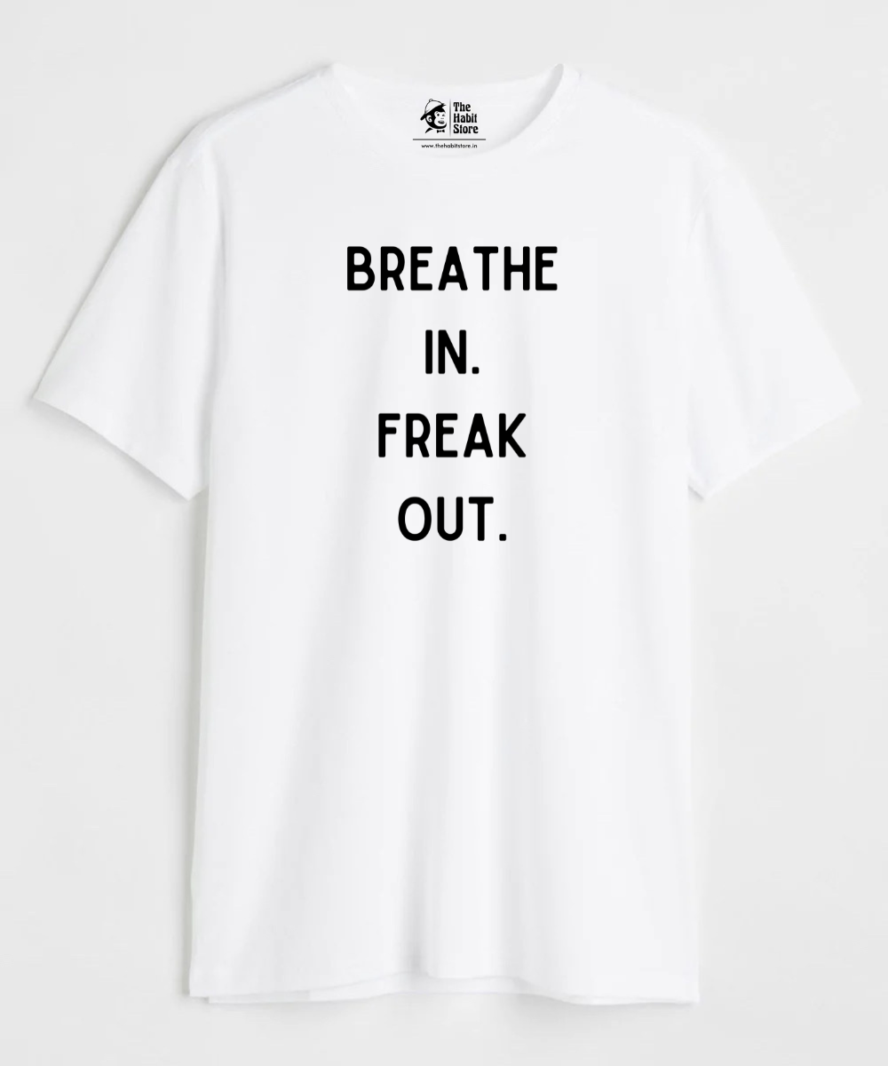 Breate In Freak Out - Regular Fit T-Shirt - COS