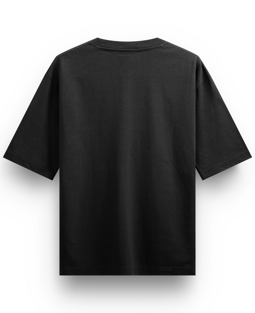Dark Knight – Couple Oversized Fit T-shirts (Set of 2) - Black Back