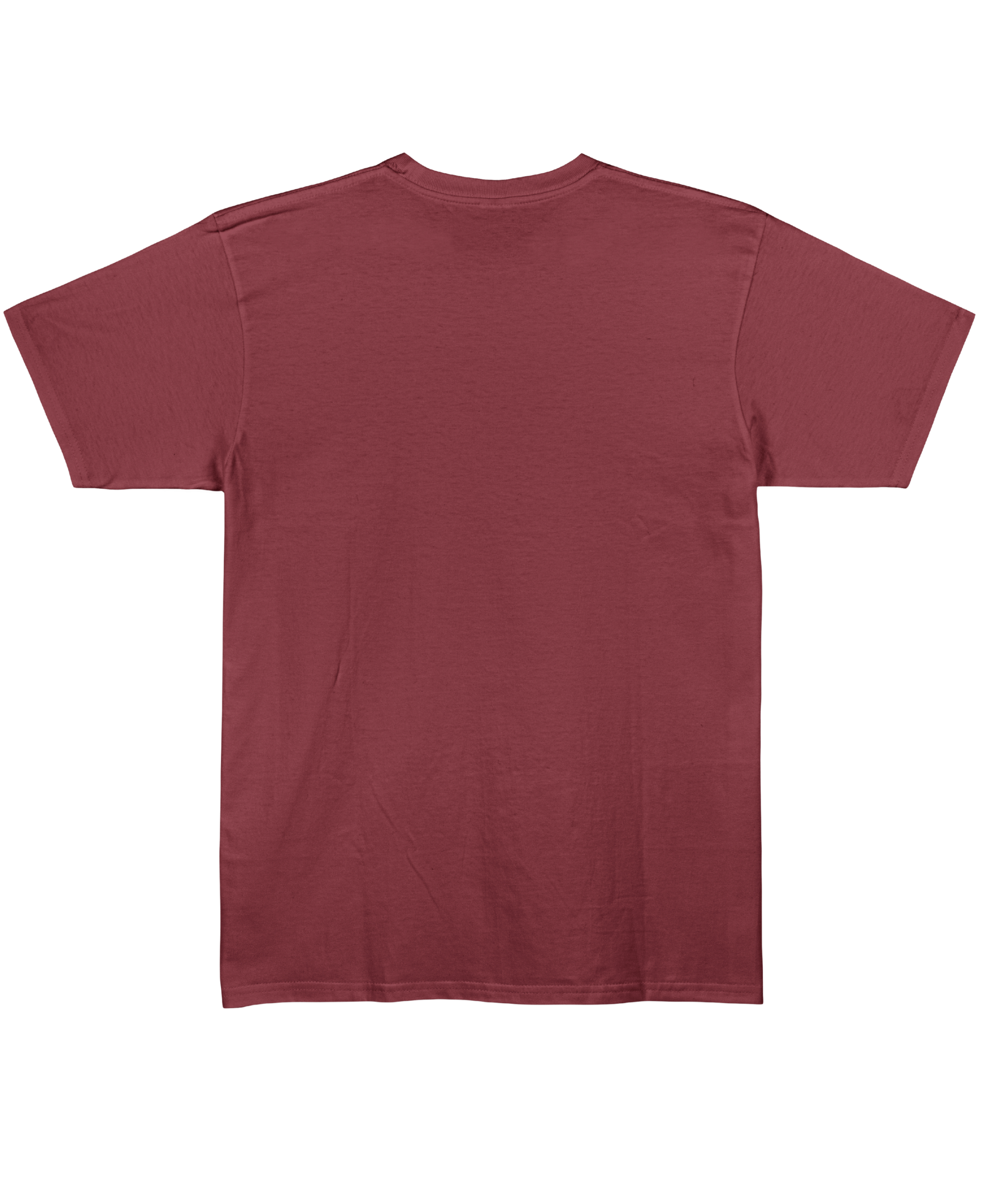 CK - Regular Fit Unisex T-Shirt - Maroon Back