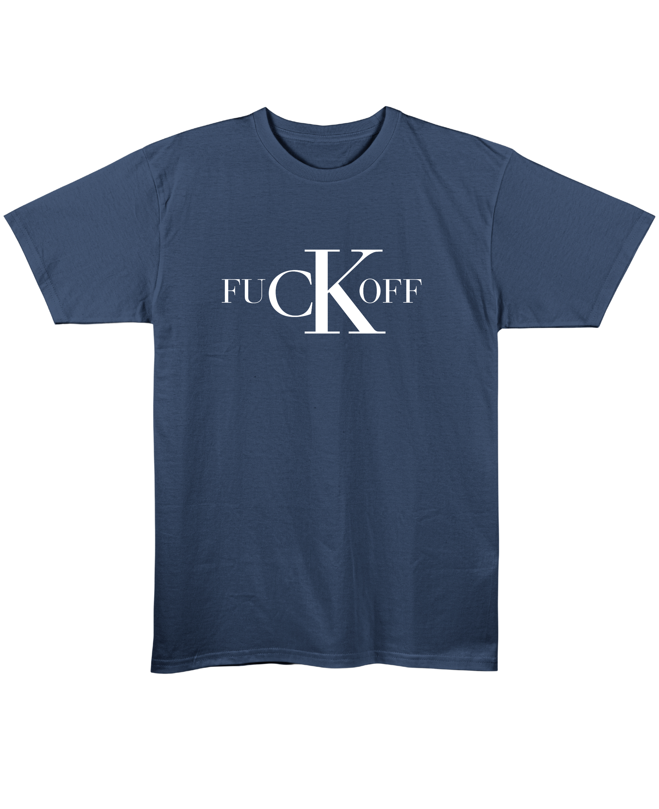 CK - Regular Fit Unisex T-Shirt - Navy Blue Front