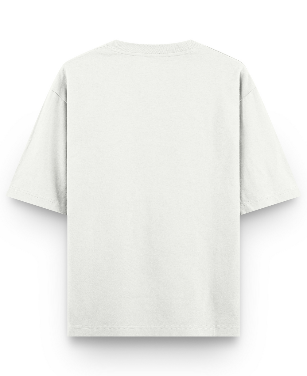 Femme Fatale – Couple Oversized Fit T-shirts (Set of 2) - Off White Back