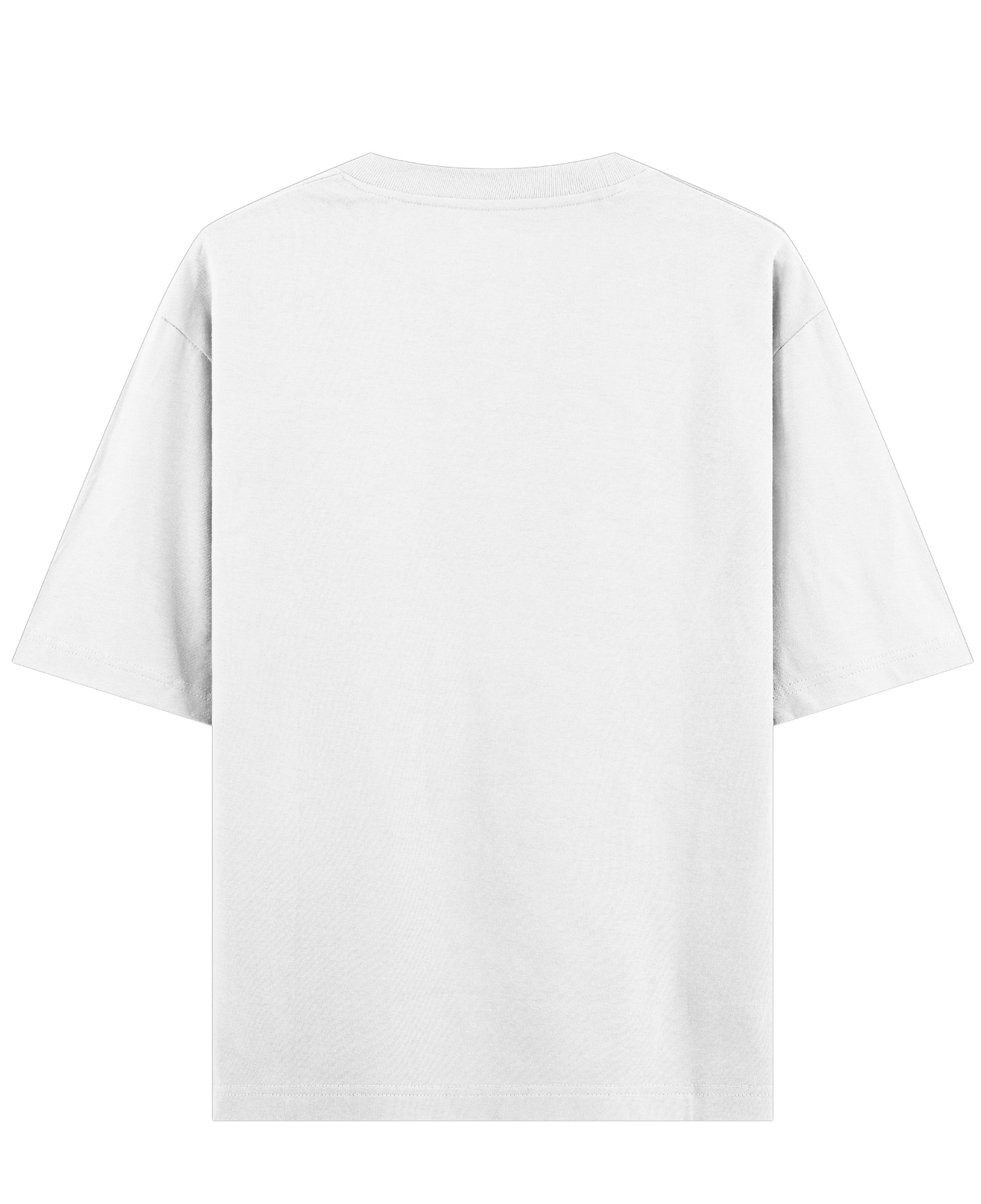 Femme Fatale – Couple Oversized Fit T-shirts (Set of 2) - White Back